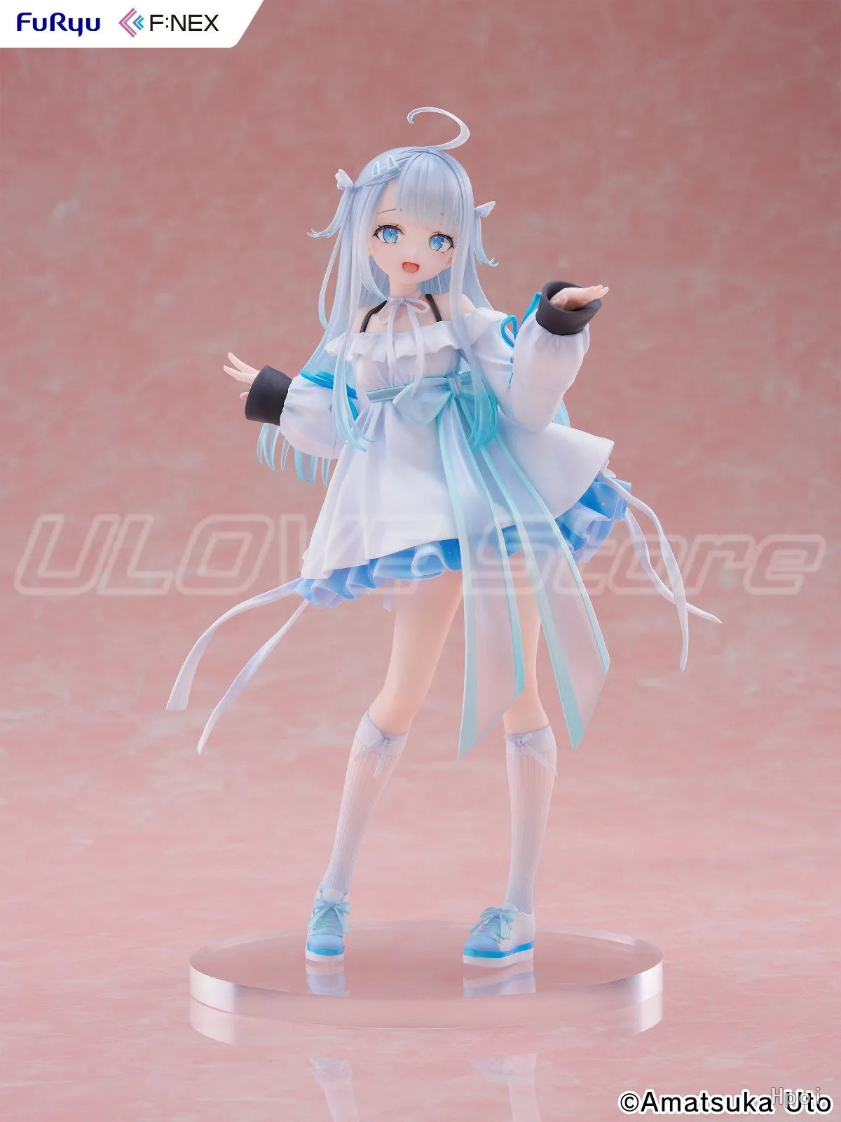Original F:NEX Angel Rabbit Jumps Anime Figure Model Toys Gift Collection