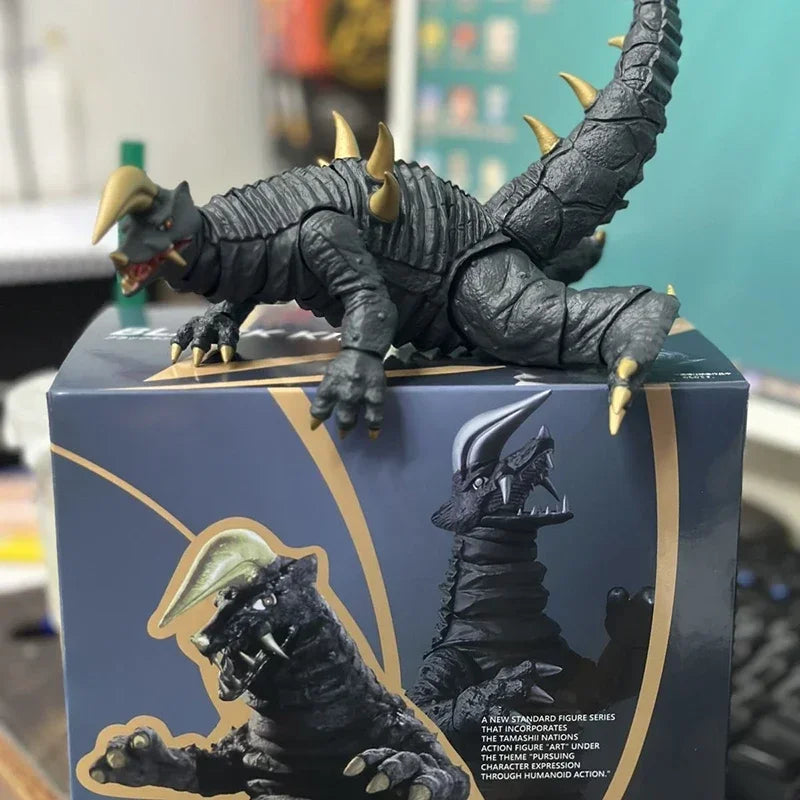 Anime Bodyguard Monster Black King Action Figure Cartoon SHF Monster Figure Movable Model PVC Collectible Ornaments Doll Toys