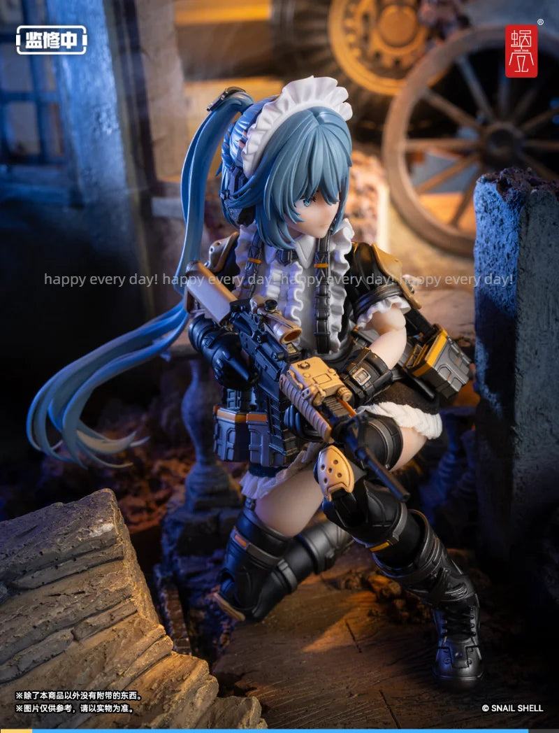 [18hours Shipping] Snail Shell RA-02 1/12 Moving Eyes Tactical Maid Tokiwa Kazune Moving Doll Figure Gift