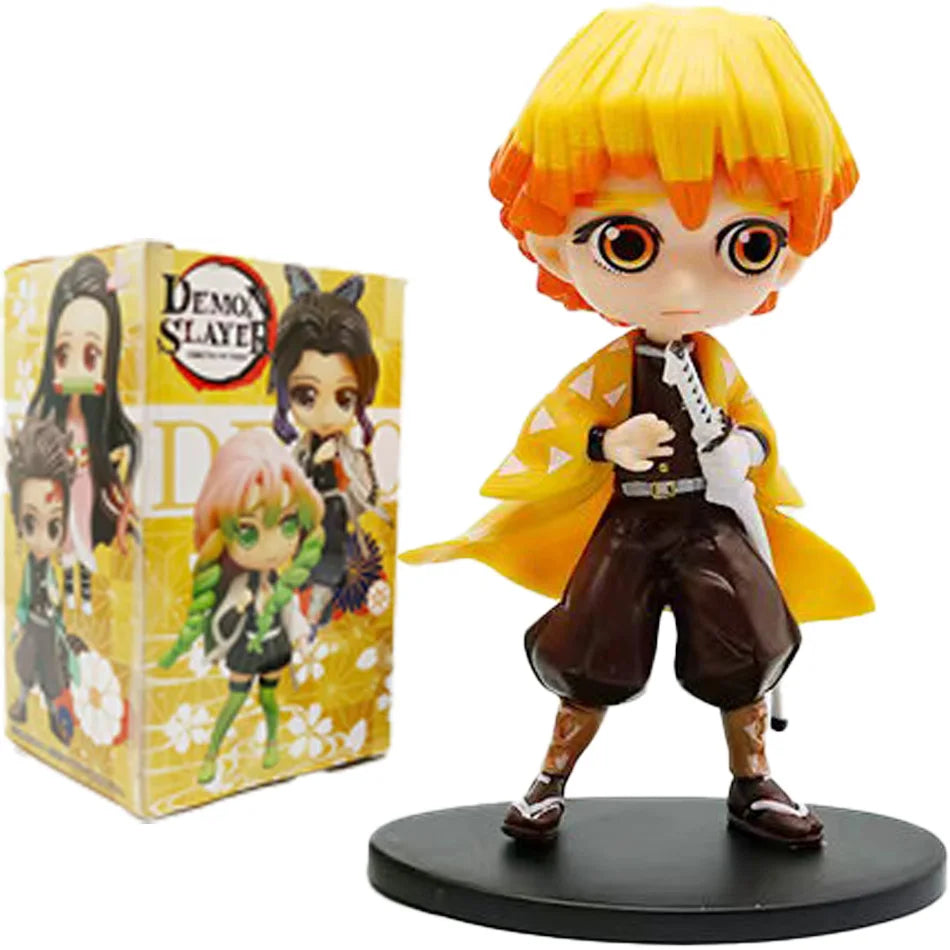 Hot Demon Slayer Blind Box Figure Plum Rain Series Kochou Shinobu Tomioka Giyuu Kanroji Mitsuri 1-8PCS Blind Box Figure Toy Gift