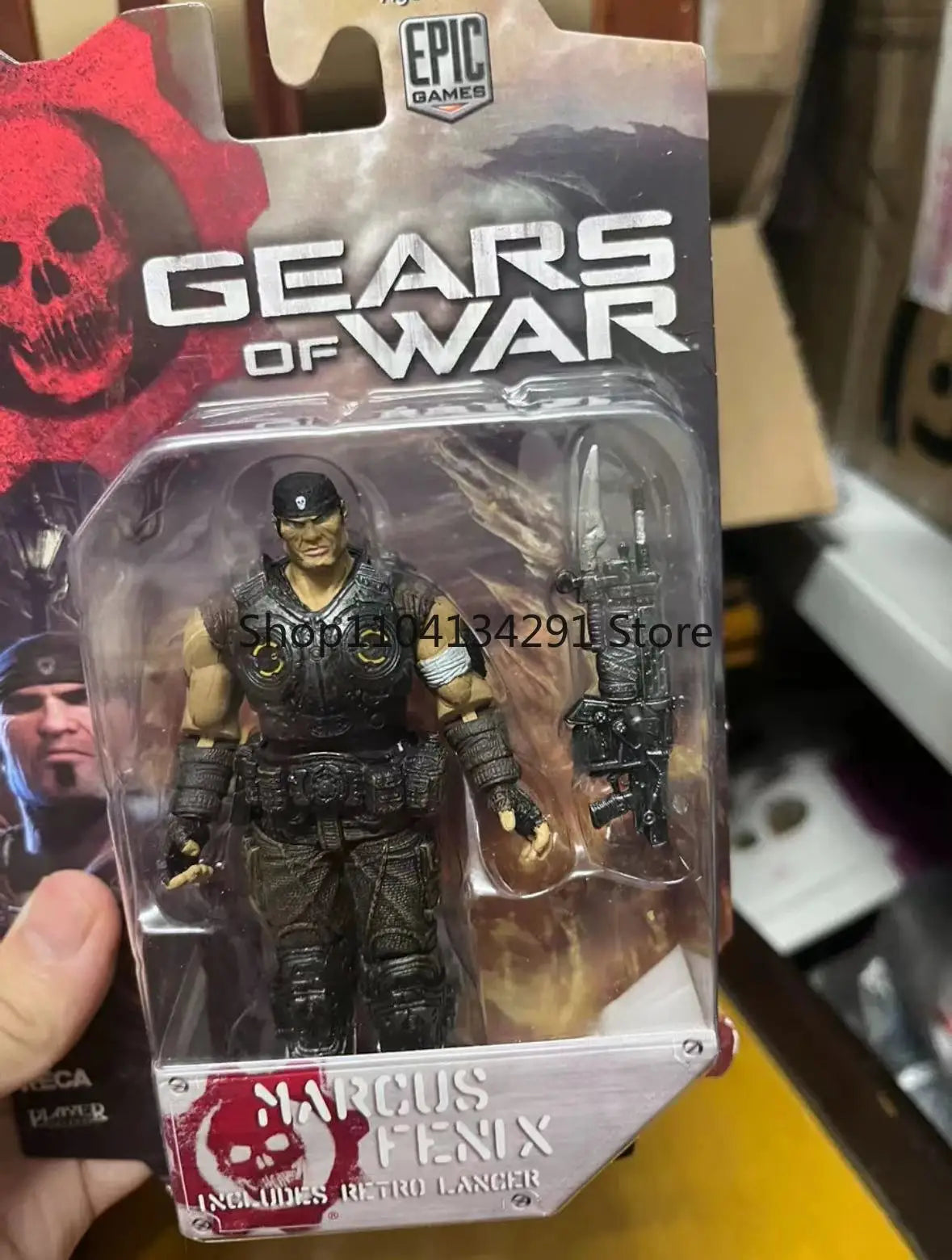 Original Storm Toys 1/12 Marcus Fenix Gears of War Soldier Model 6'' Beast Rider 18 cm Action Figure Model Gift Collection
