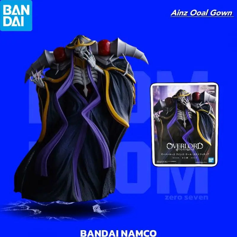 Genuine BANDAI NAMCO OVERLORD Ainz Ooal Gown PVC Figure in stock Collector Figurine Toys Desktop ornament New and unopened doll