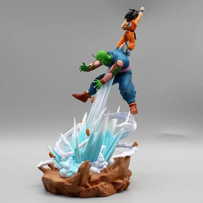 22 см Dragon Ball Z Son Goku Фигура Goku срещу Piccolo Серия Екшън Фигура Батална Сцена PVC Декорация Модел Колекционерски Играчки Подаръци