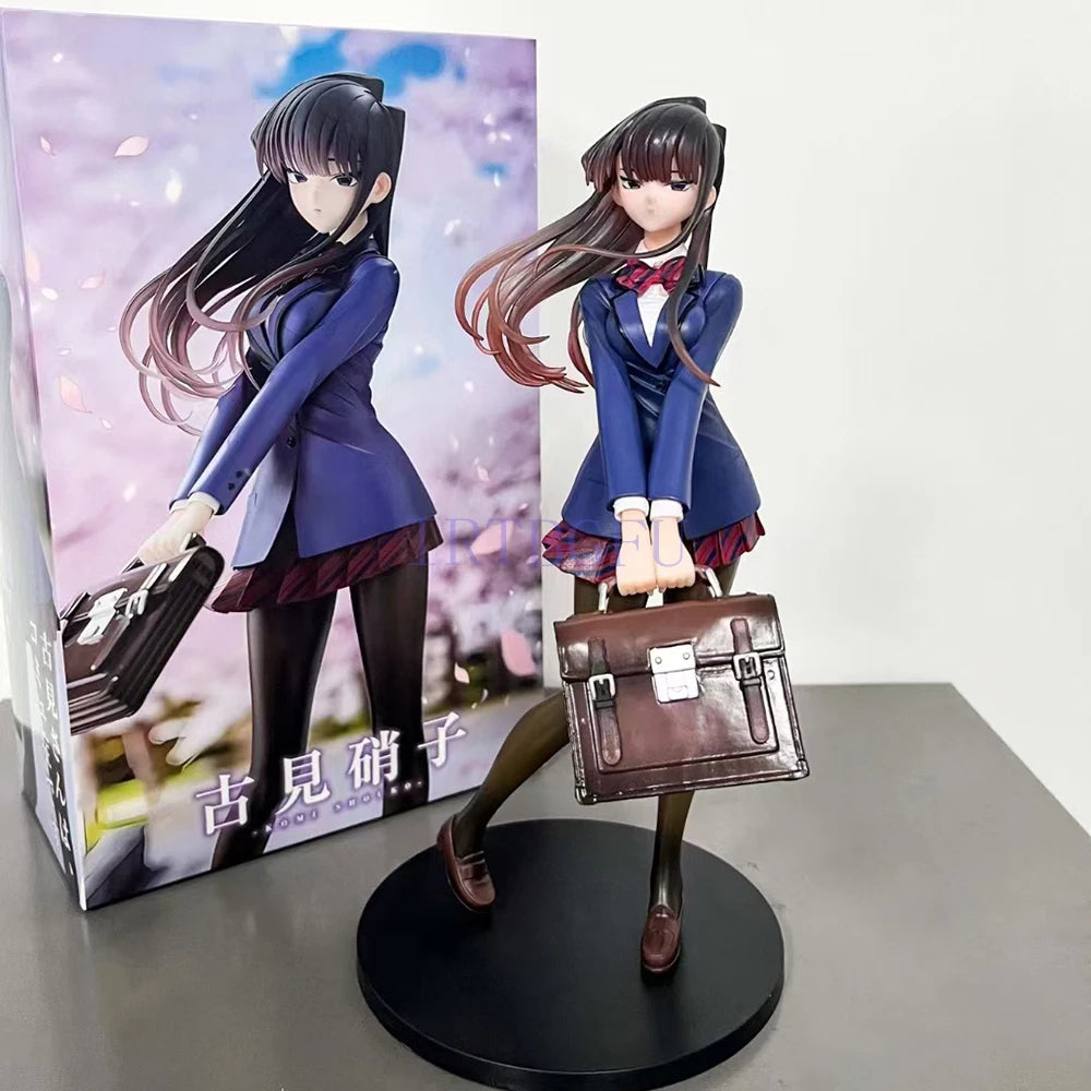 26 cm TV-Anime „Komi kann nicht kommunizieren“ Shouko Komi 1/7 Figur Japanische Anime PVC-Actionfigur Spielzeugspiel Sammlermodell Puppe
