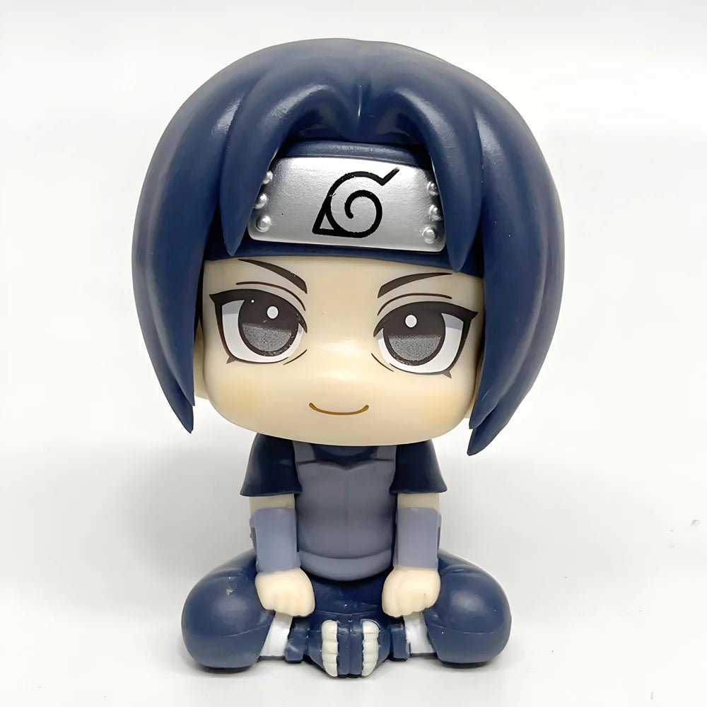 9.5/10cm Naru Shippuuden Anime Figure Q Version Kakashi Uchiha Itachi Action Figure Collection Model Toys