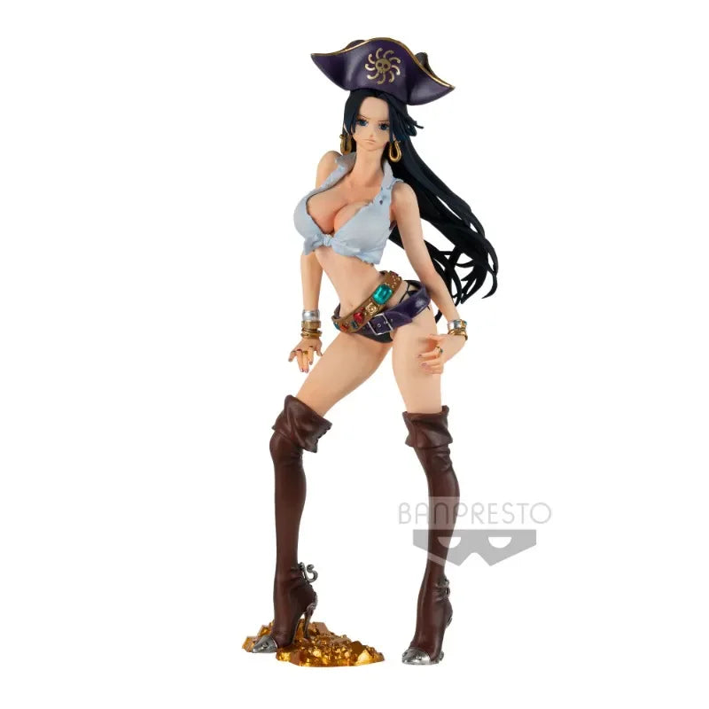100% Original In Stock Bandai BANPRESTO Chronicle FDS One Piece Boa Hancock Anime Action Figure Toy Gift Model Collection Hobby