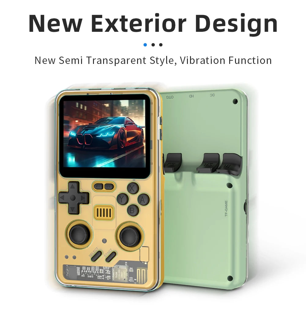 POWKIDDY RGB20PRO Retro Handheld Gaming Console 3.2-inch IPS Screen Built-in WiFi 2.4G + Bluetooth Linux System Cheap Kids Gifts