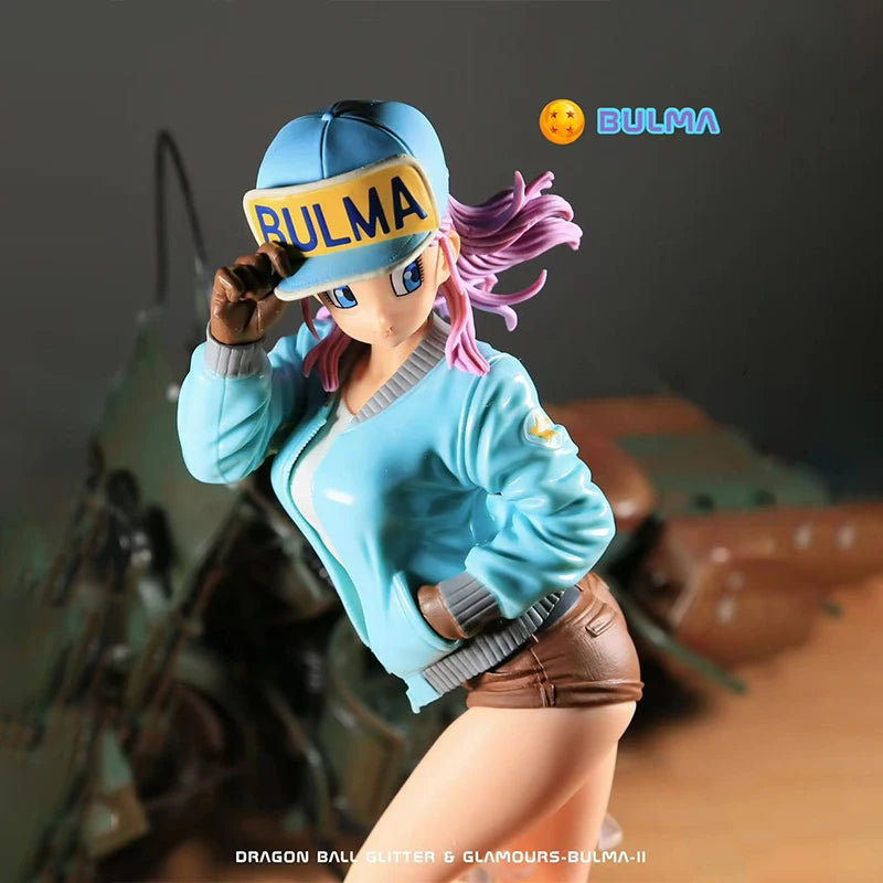 26 cm Anime-Figur Dragon Ball Z Bulma Actionfiguren PVC-Statue Modellsammlung Schreibtischdekor Puppe Geschenke Figur Puppe