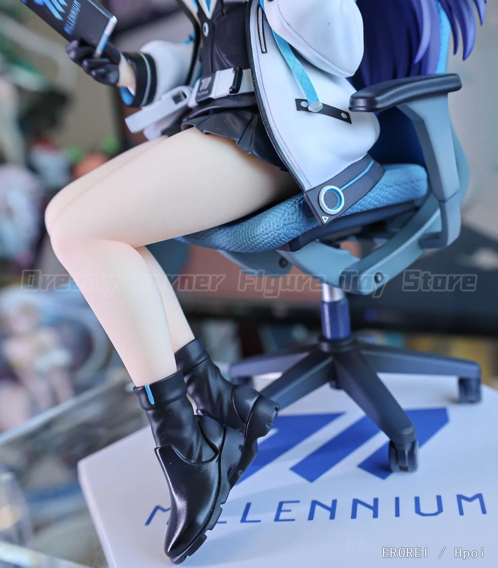 【In Stock】Original GSC Blue Archive Hayase Yuka Accounting Daily Routine 1/7 Scale Figure Ornament Model