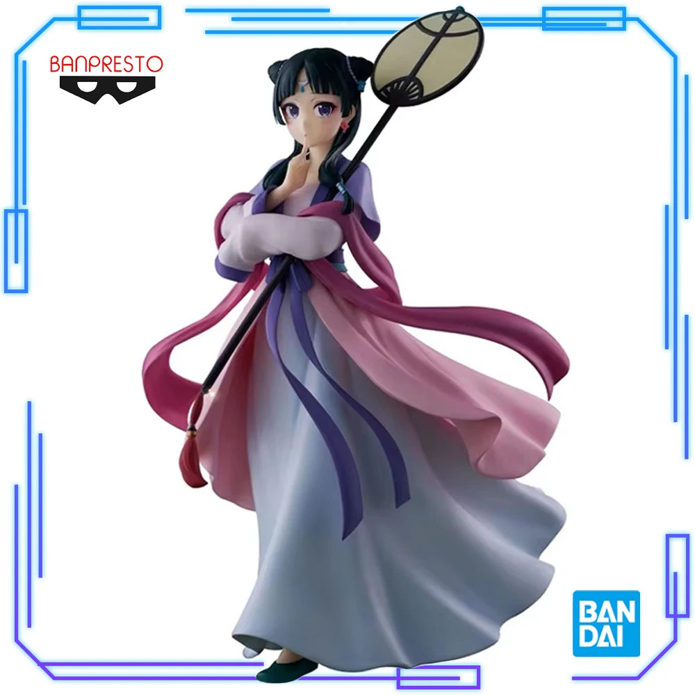 In Stock Bandai Original Genuine Anime Kusuriya No Hitorigoto Maomao Nekone Figure Tsukisei 20cm Banpresto Model Toy Figure Gift