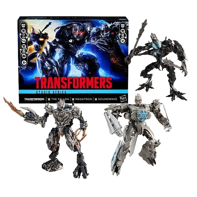 In Stock Hasbro Transformers Movie Toys Megatron Soundwave The Fallen Limited Edition Anime Action Figure Model Collect Toys