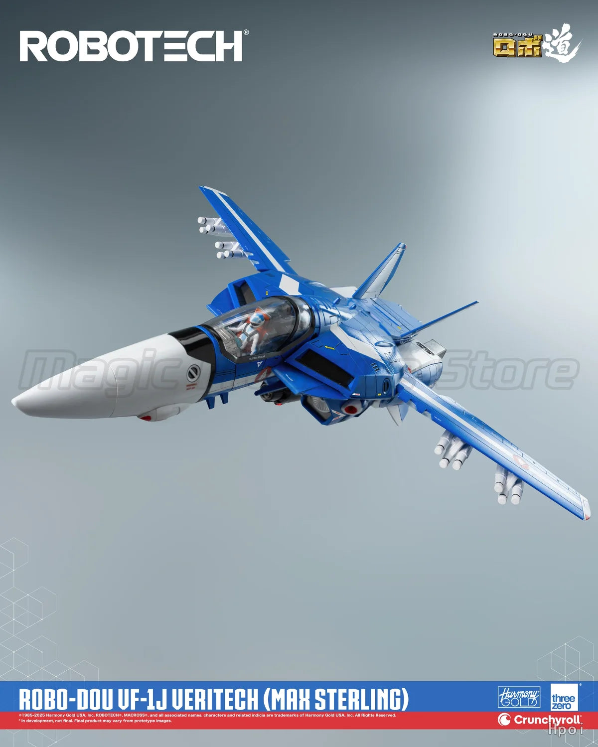 【MT】Threezero ROBO Robotech DOUUF-1J UERITECHMAH STERLING Action Figure Toy Model Collection