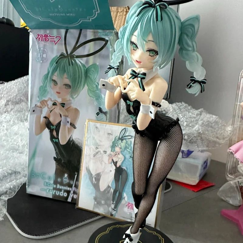 Ново Hatsune Miku Judai Bunny Girl Оригинално Bicute Bunnies Rurudo PVC екшън фигурка Аниме периферен модел колекция кукла подарък
