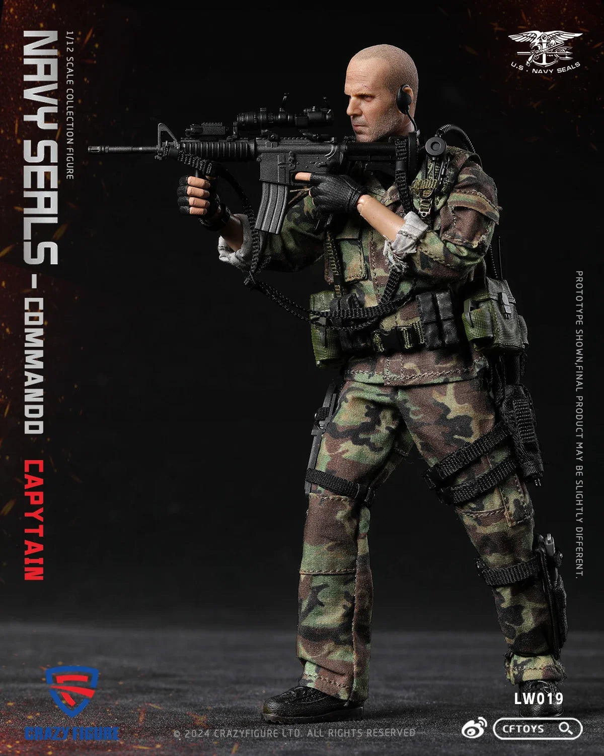 New In Stock CFTOYS 1/12 Seal Special Forces Assault Team LW019/LW020 6inch Full Set Action Figure Model Toys Collection Gifts