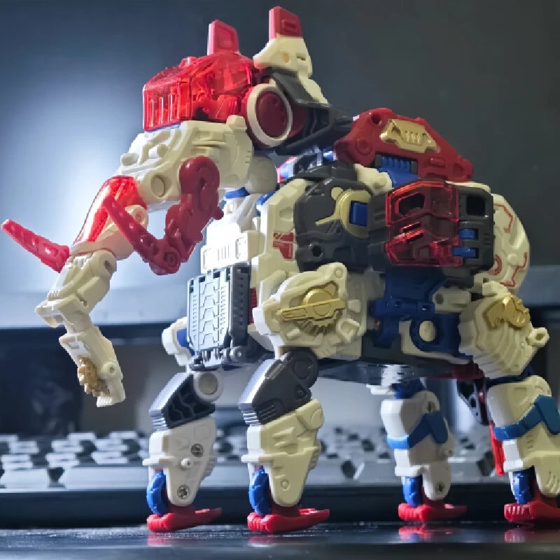 52toys Beastbox Safety Zone Mammoth 2.0 Transfiguration Toy Animal Mech Mobile Model Handmade Boy'S Holiday Birthday Gift