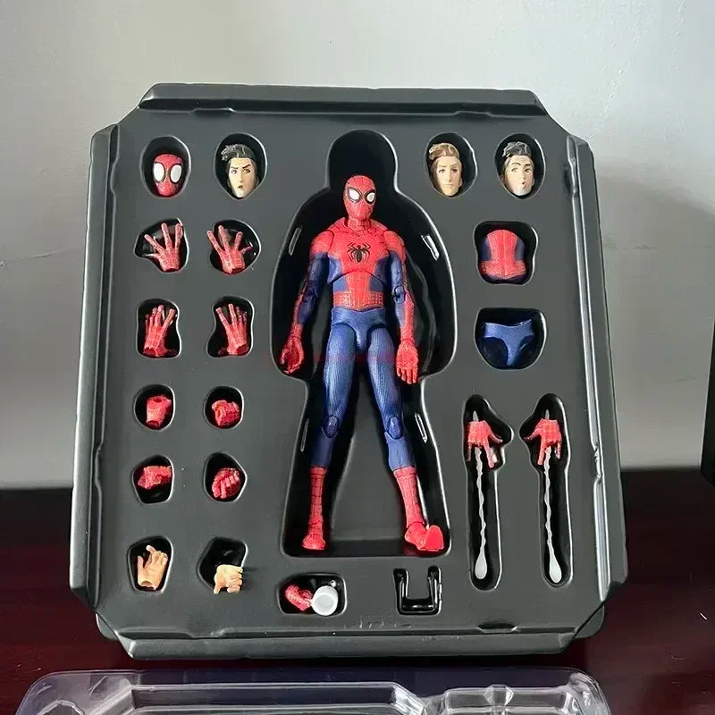2024 Spiderman Gwen Peter Action Figure Anime Spider-verse Collection Sentinel Miles Morales Figures Christmas Toys Gifts