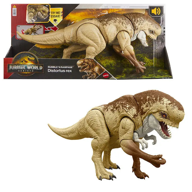 In Stock Jurassic World 50cm Dinosaurs Toys Jurassic World 4 Rebirth Distortus Rex Action Figure Children Kid Toy Birthday Gift