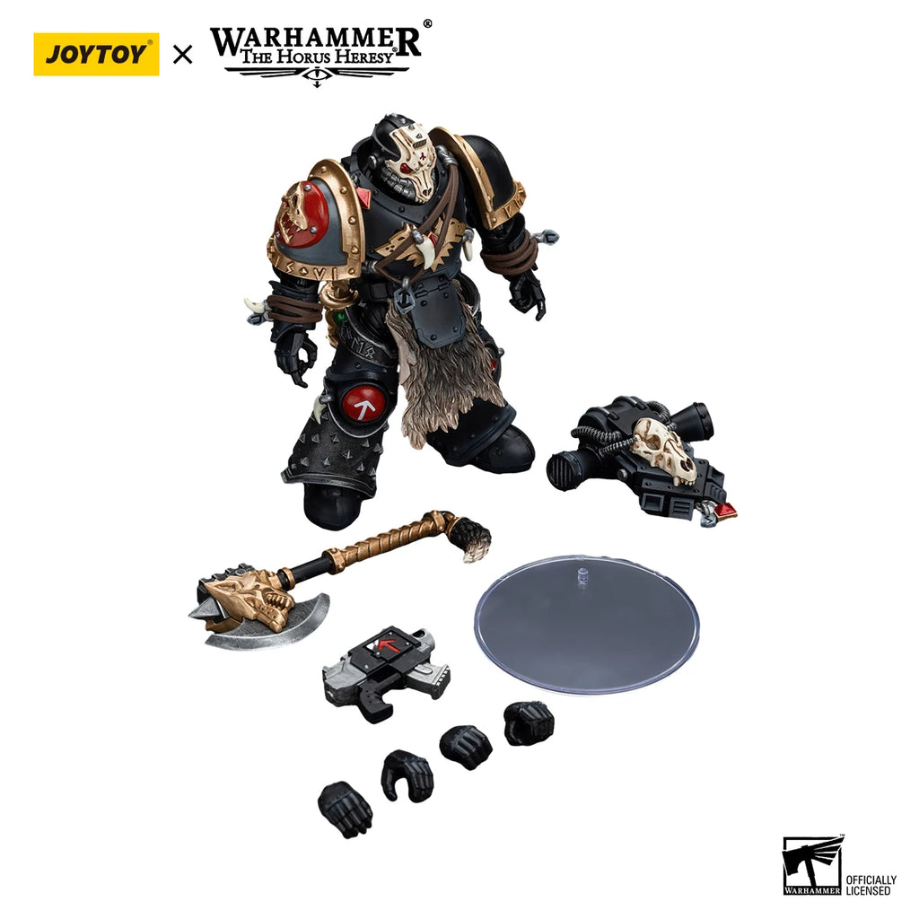Joy Toy Warhammer 40K Space Wolves Geigor Fell-Hand Action Figure 1/18 12cm Collectible Children Toys Warhammer Birthday Gift