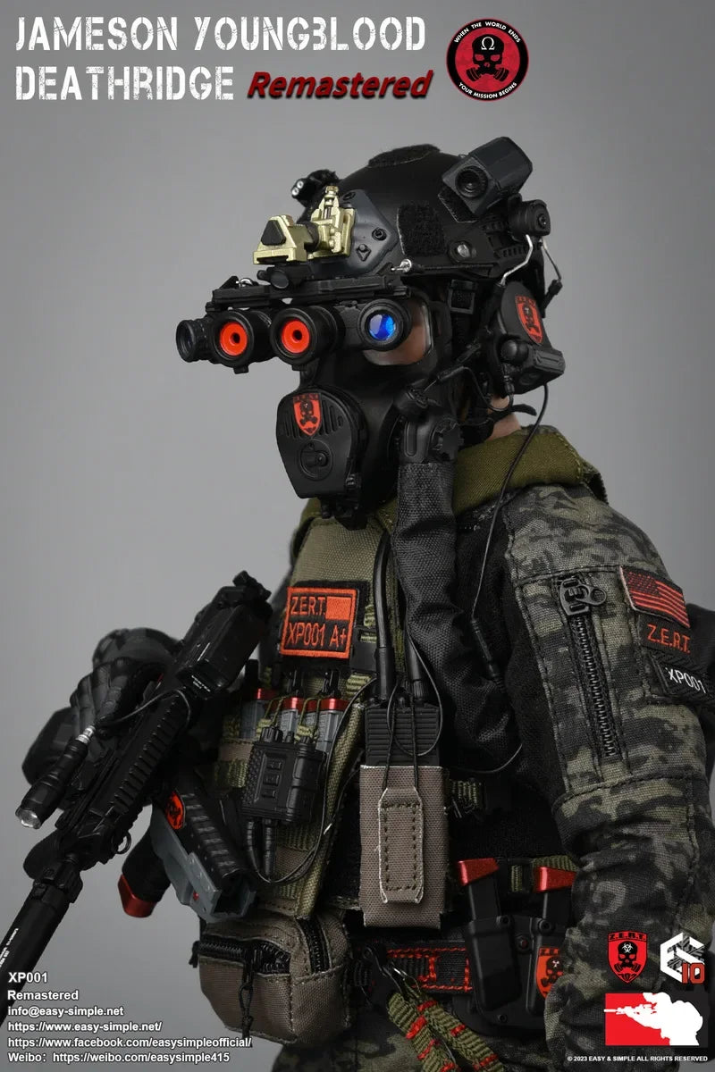 In Stock Easy&Simple ES XP001 1/6 ZERT Reset Version Mobile Soldier Action Figure Model Toys Gifts