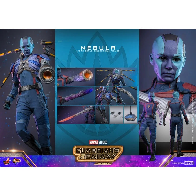 Hot Toys 1/6 Marvel Nebula Mms714 Mms714 Guardians Of The Galaxy Vol. 3 Nebula (2.0) Anime Figure Collection Model Christmas Toy