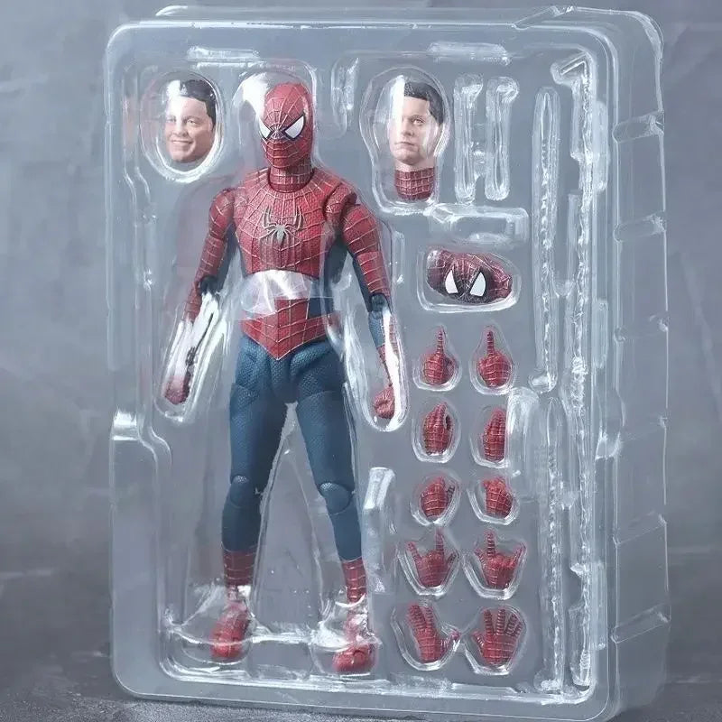 Shf Spider-Man 3 Action Figures Spiderman 3 Tobey Maguire Anime Figure Pvc Statue Figurine Model Collection Toys Doll Gifts