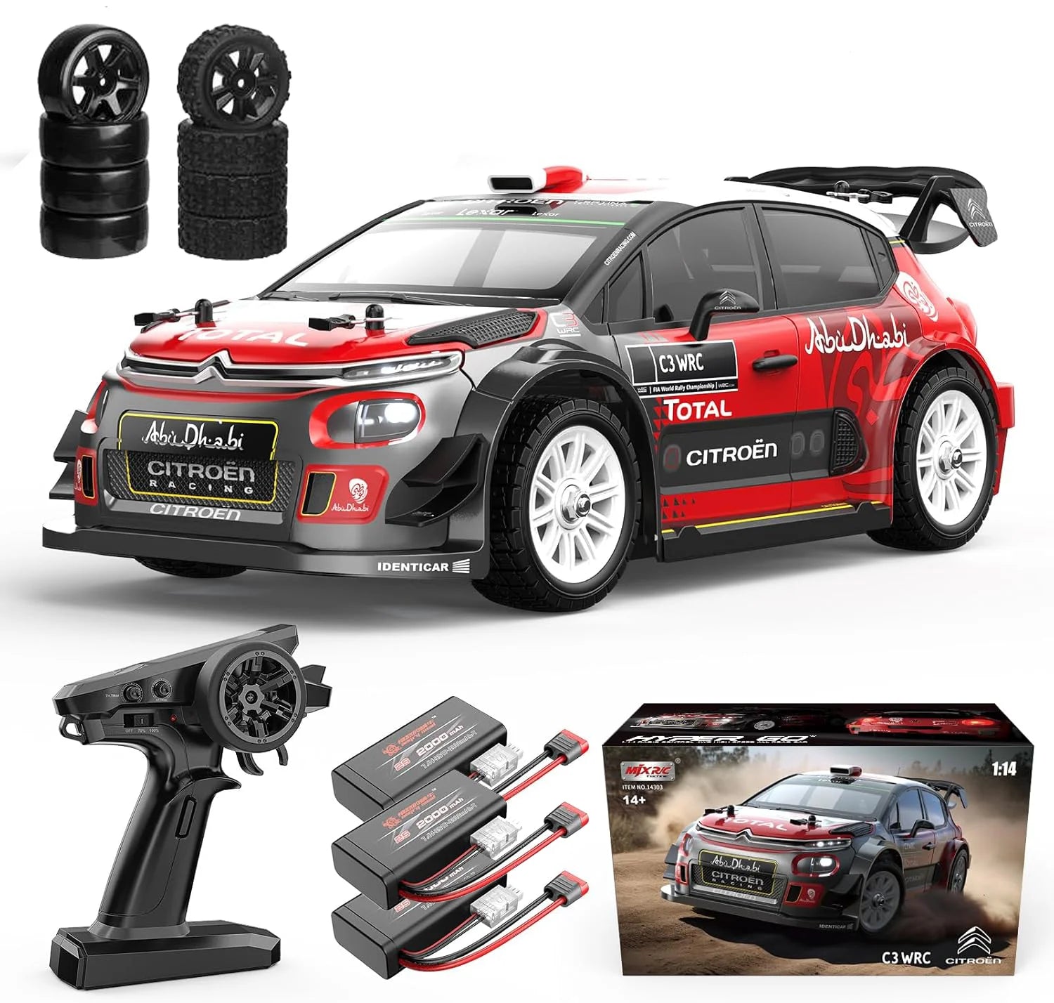 MJX Hyper Go 14303 1/14 4WD RC Дрифт Кола 65 км/ч Безчеткова 2.4G Кола с дистанционно управление 4WD Офроуд Високоскоростни RC Колички Камион Играчки