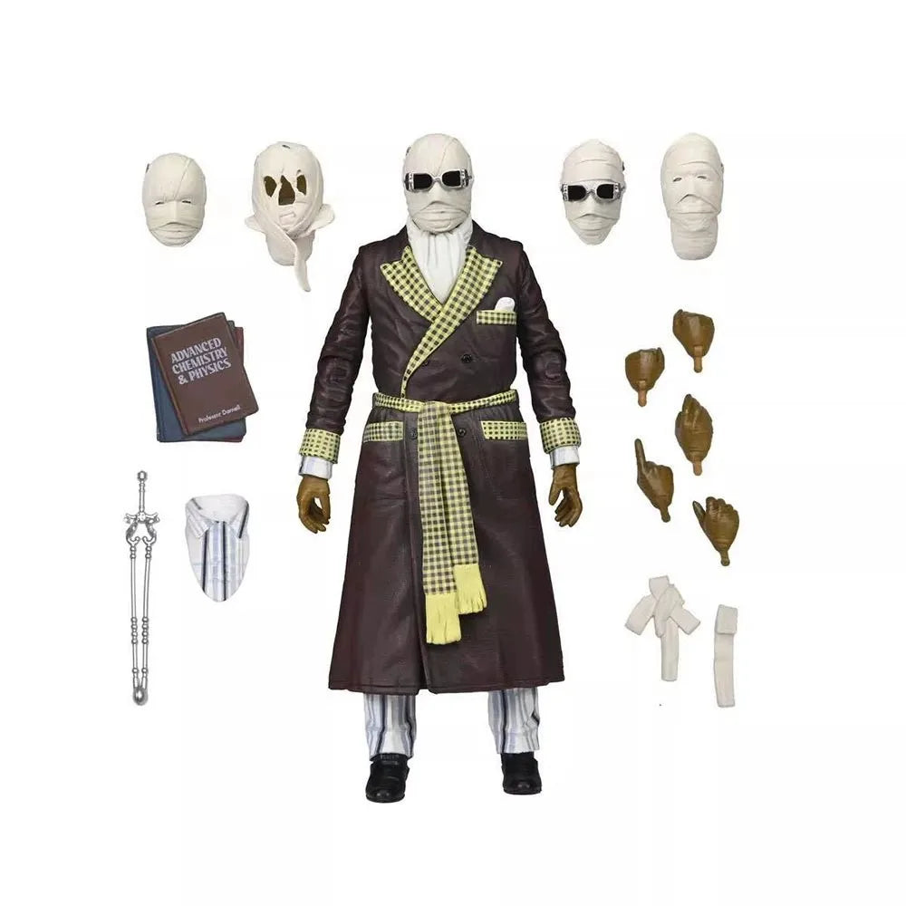 Neu auf Lager Originai Neca Der Unsichtbare Anime Figur Neca 04857 Universal Monsters Unsichtbarer Mann Puppe Actionfigur Spielzeug