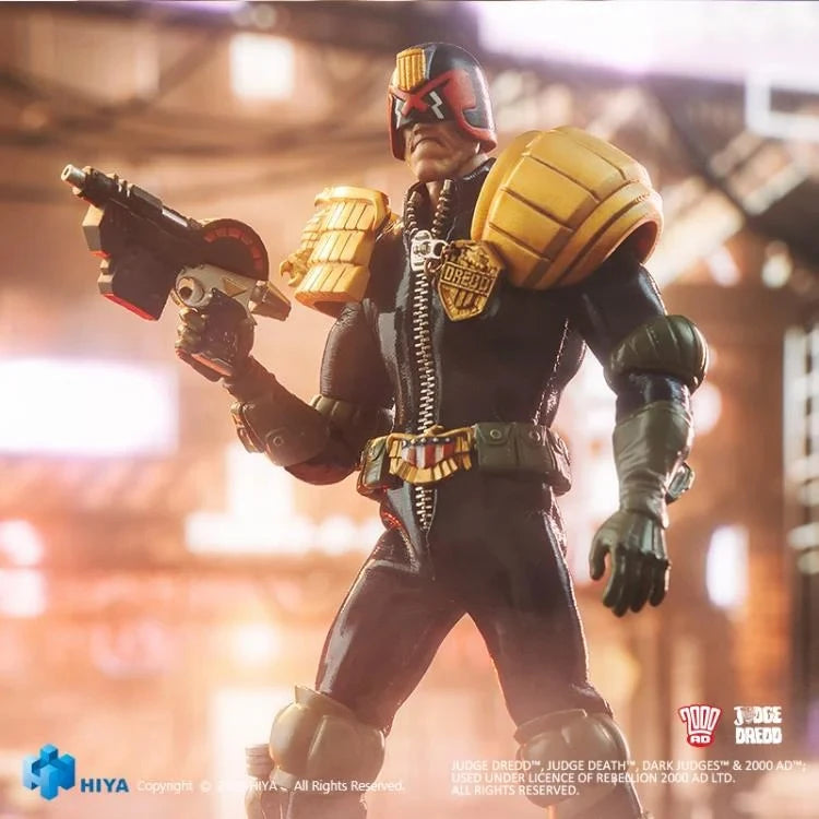 1/12 6 Inch Action Figure Exquisite Super Series Judge Dredd Figure Model Collection Toy Gift