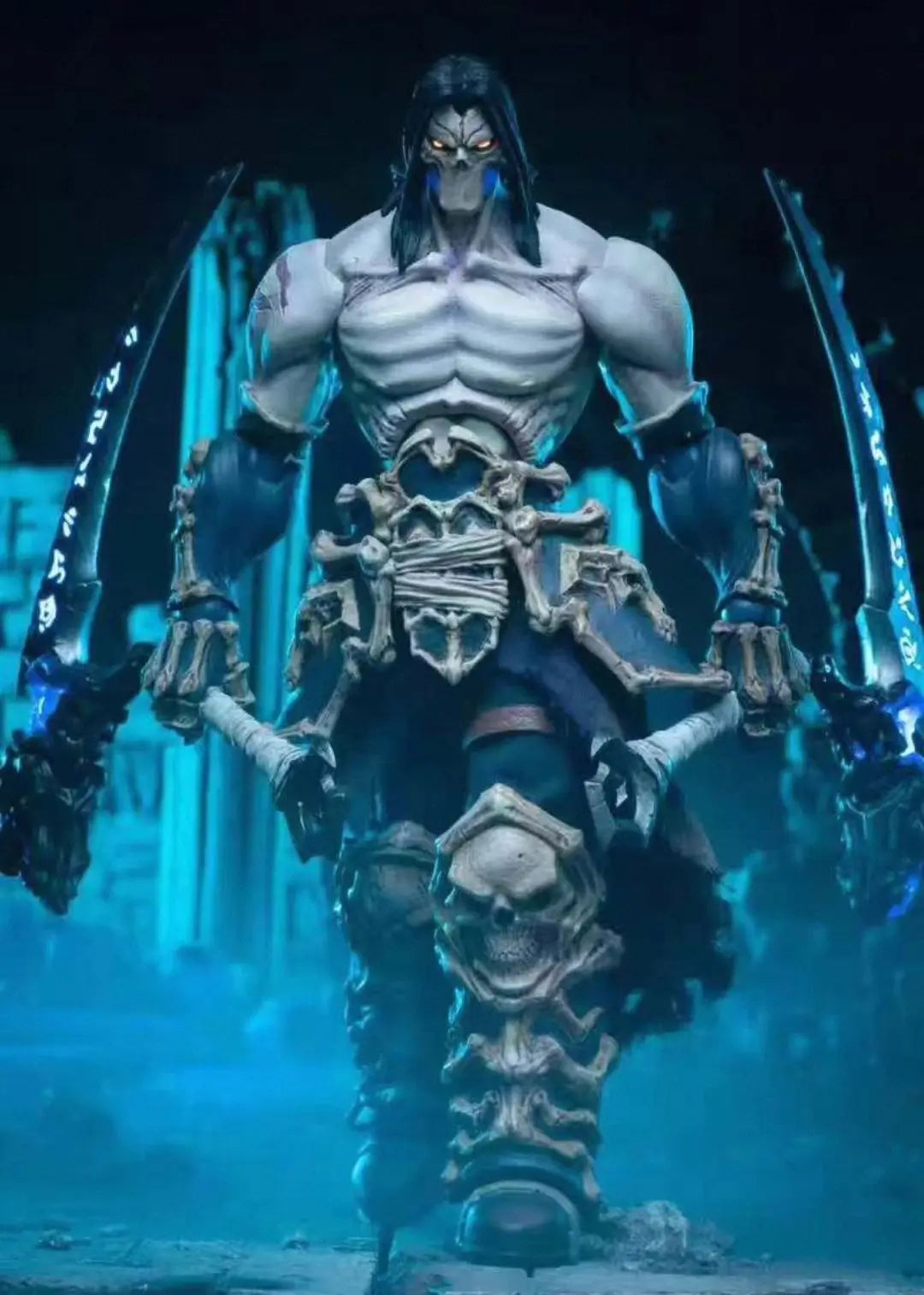 In-stock Magma Fire Abyss Knight Darksiders 2 Apocalypse Knight 1/12 Action Figure Model Collectible Gift