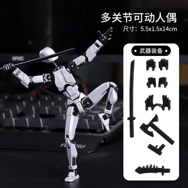 2025 Multi-jointed Action Figure 3d Printed Animation Modeling Assembly Movable 13 Body Movable Robot Toys Gifts For Children