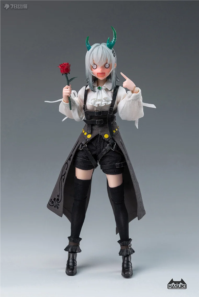 In Stock Hasuki PA010 FKEY Hackbuteer Model Toys 1/12 SCALE FIGURE POCKET ART Maid Beautiful Girl PA008 ROSEKNIGHT GLORIA