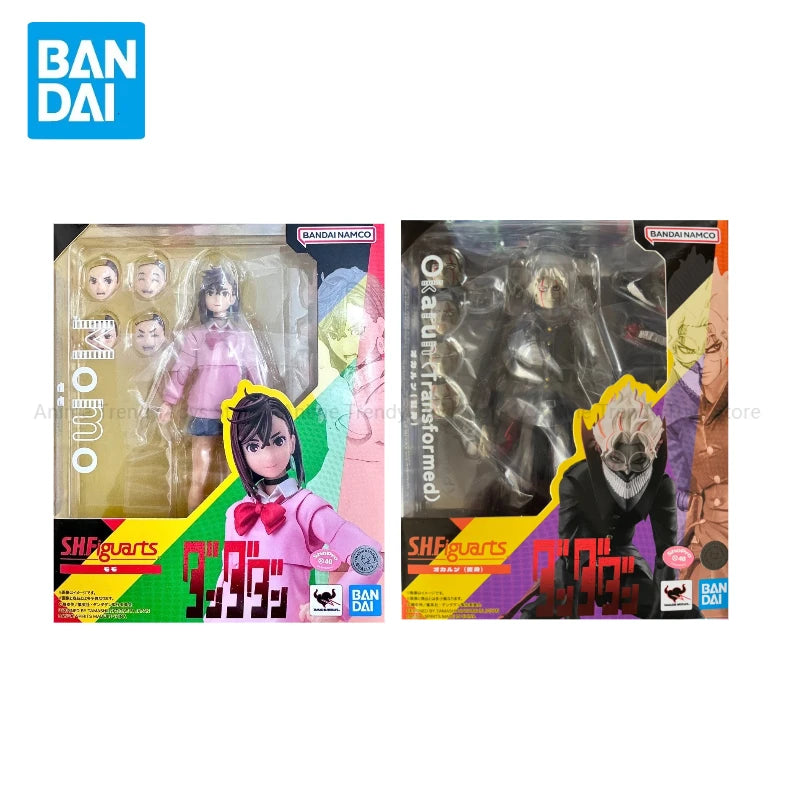 Original Bandai SHFiguarts SHF Dandadan Momo Okarun (Transformiert) DAN DA DAN Anime Actionfigur Spielzeug Geschenk Modell Sammlung WY
