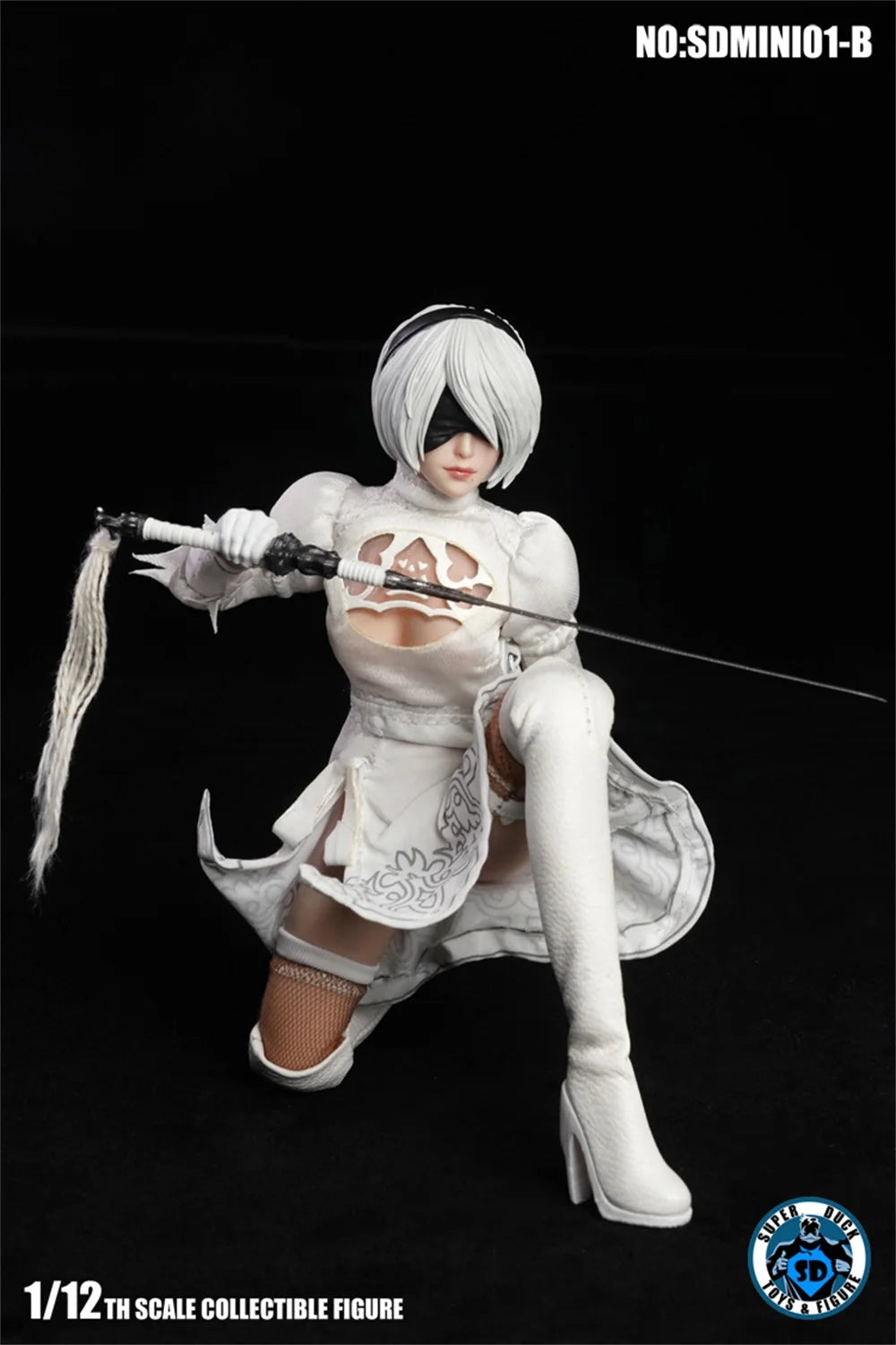 1/12 SUPER DUCK SDMINI001 Cosplay Sexy Beauty 2B NieR Girl No Body Gift For Fans DIY Collectable