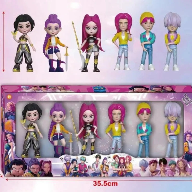 2026 NEW Kpop Figure Model Toy Pvc Cartoon Gaming Peripherals Desk Decoration Collection Figures Model Toy for Kid Gift
