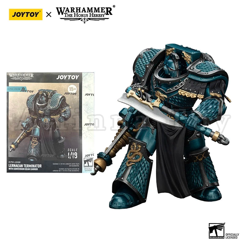 JOYTOY 1/18 Action Figure The Horus Heresy Alpha Legion Legion Praetor In Cataphractii Terminator Armour Lernaean Ter