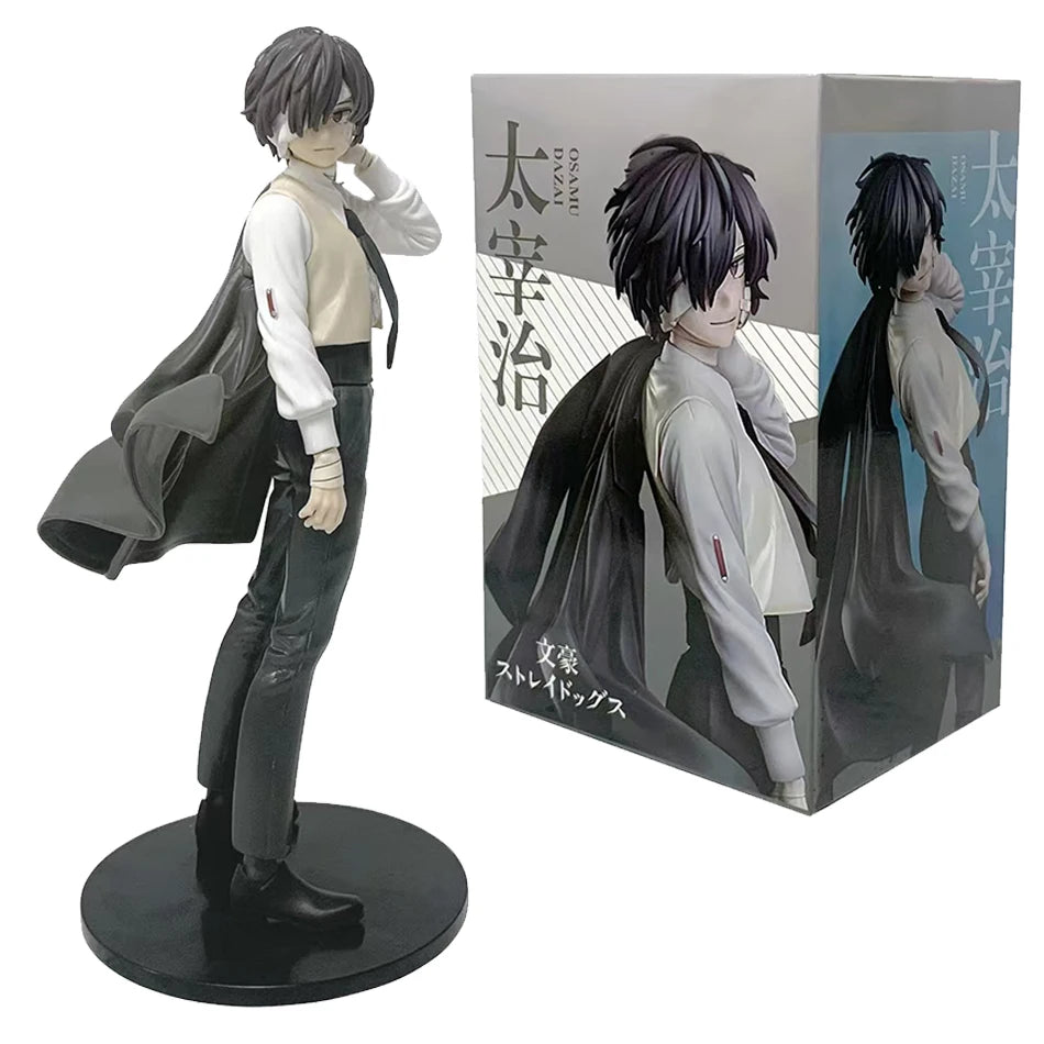 22CM Bungou Stray Dogs Anime Figure Youth Dazai Osamu Action Figure Nakahara Chuuya Figurine PVC Collection Model Doll Toys
