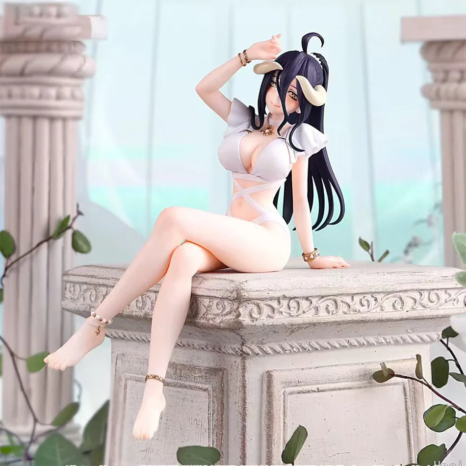 Overlord Albedo In Stock swimwear PVC Anime Action Figures Model Collection Ornament Anime Cartoon Model Toy Gift