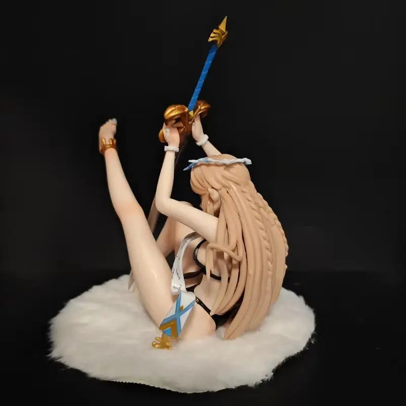 Anime Wuthering Waves Kantiya Figurine Elf Girl With Sword Bikini Outfit Pvc Action Figure Desktop Decor Collection Toy Gift