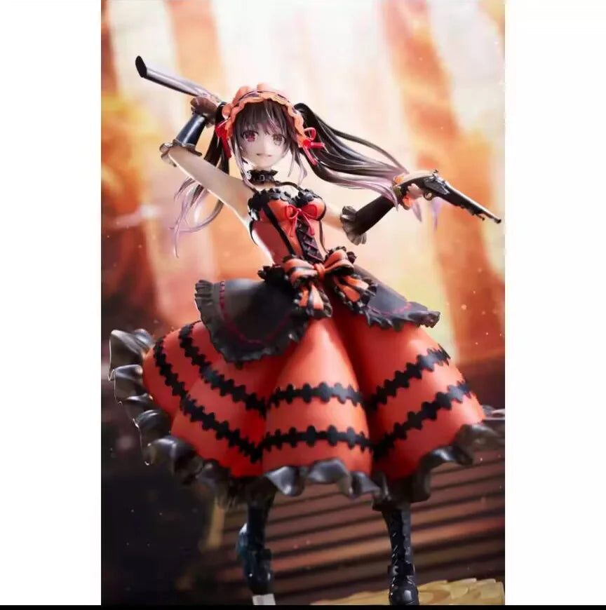 100% genuine PVC promotional price Japanese original anime figure Tokisaki Kurumi   action figure collectible model