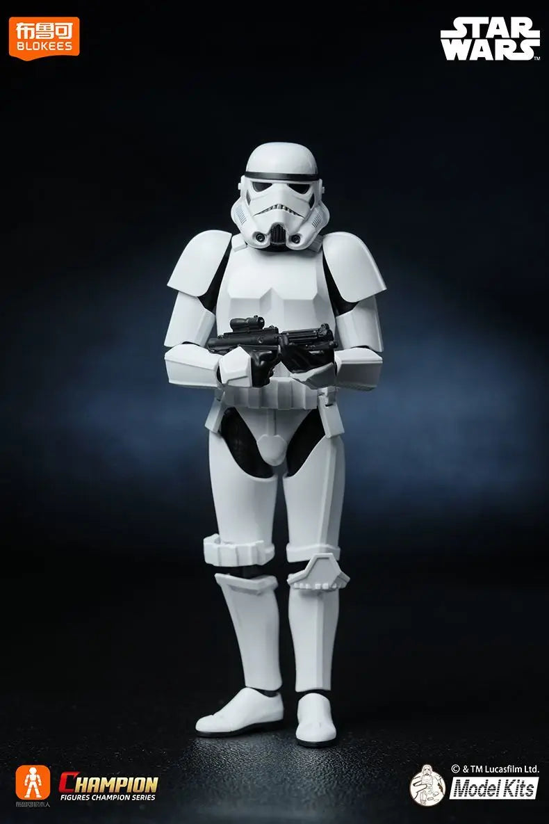 New Blokees Star Wars Darth Vader And Stormtrooper Action Figures Champion Class Mandalorian Assembly Model Collection Toy