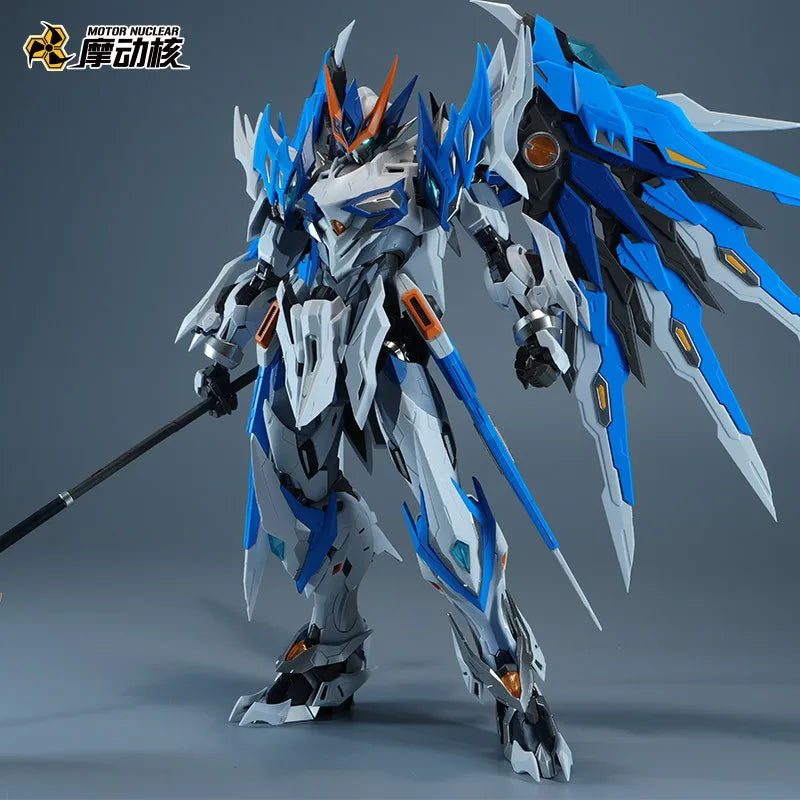 Motor Nuclear Model BAIQI WEIWU Color MG 1/100 MNP-XH01W BAI QI Toys Assembly Model Kit Action Figures Robot Plastic Gifts