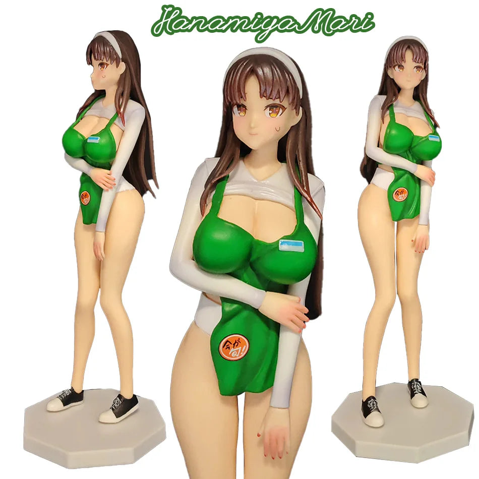 Hanamiya Mari Anime Girl Figure First Business! Mari Hanamiya the Gentle Shop Assistant Action Figure Model Doll Christmas Toys
