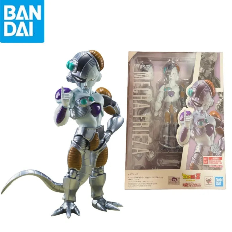 In Stock Bandai SHF Dragon Ball Z Mecha Frieza Villain Emperor Anime Action Figure Model Doll Toys Hobby Collectible