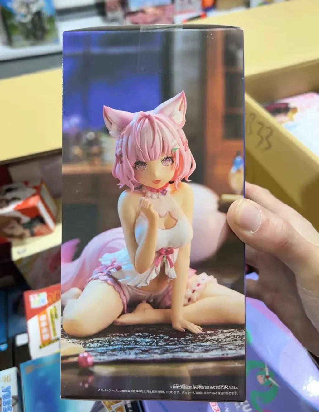 Original Bandai Banpresto Virtual Youtuber Hakui Koyori Hololive If Relax Time Pvc Anime Character Model Ornament Toys Gifts