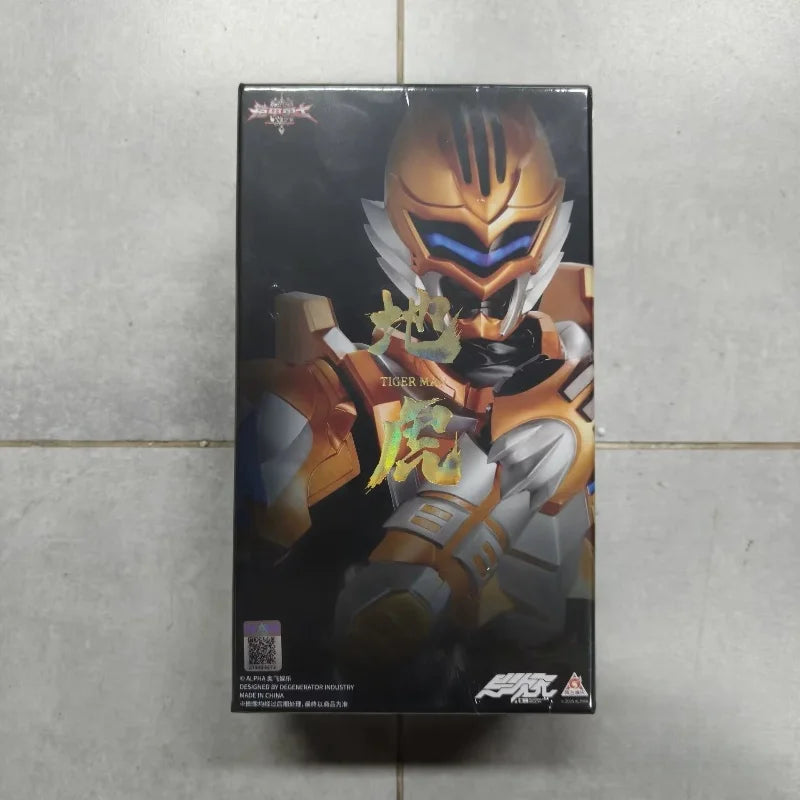 Genuine Armor Hero: Legend Of Light And Shadow Ainme Figure Earth Tiger Hero Action Figure Toy Gift