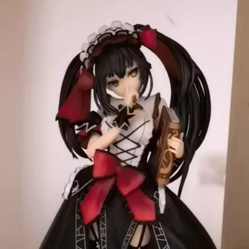 Date A Live Tokisaki Kurumi Collectible Action Figure - Hand-Made Incubus Dress Standing Posture Model Ornaments Boxed Toy
