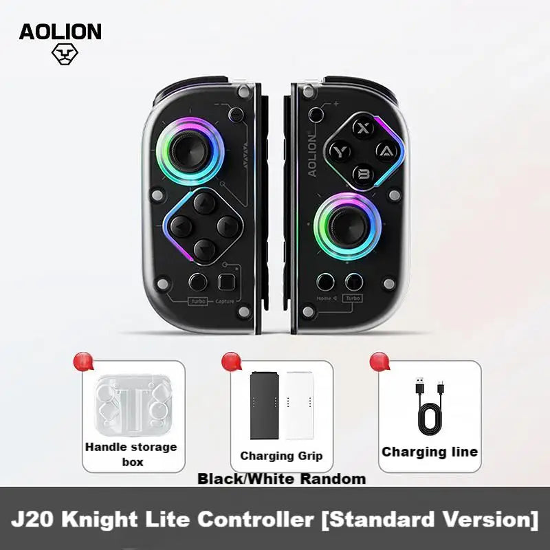 AOLION J20 Hall Joycon Gamepad for Nintendo Switch2/Switch OLED/Switch NFC HD shake Liteleft and right split game controller