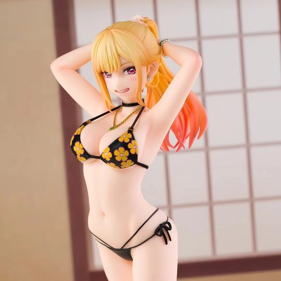 Kitagawa Marin Swimsuit Figure, Cute Beautiful Girl Model, Cartoon Desktop Ornament, Collectible Toy Gift For Anime Hobby Fans