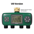 MOES Wassertimer 1-4Outlet Messingeinlass Drehknopf-Tastensteuerung mit LCD-Bildschirm Regenverzögerung Kindersicherung Gartensprinkler