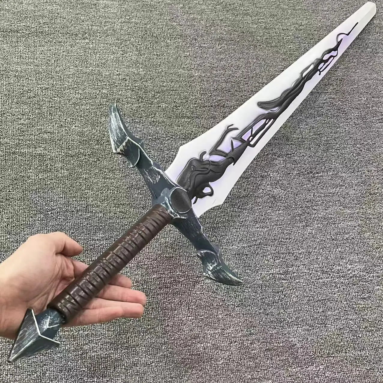 PU Großes Xiaoyu Cheng Katana Schwert Anime Solo Leveling Arise Cosplay Prop Ninja Messer Echte Größe Japanisches Katana Samurai Säbel